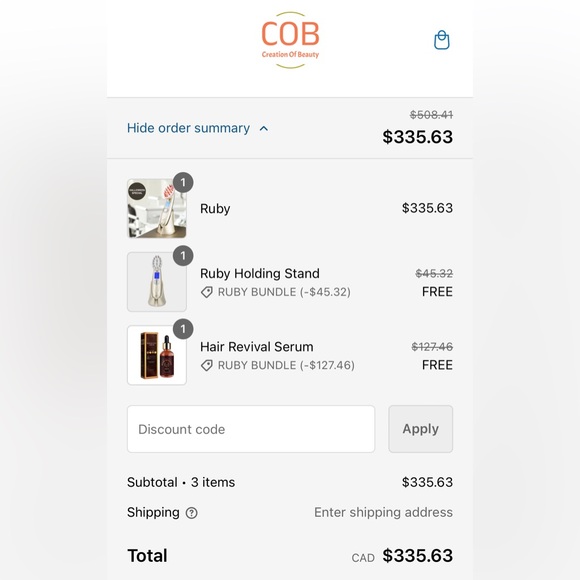 Creation Of Beauty RF & Laser Hair Regrowth Comb (Rechargeable) - Picture 9 of 9